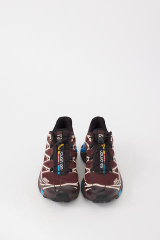 Salomon Red & Multicolour S-Lab XT 6  Sneaker