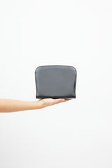 Salvatore Ferragamo Black Diana Leather Clutch