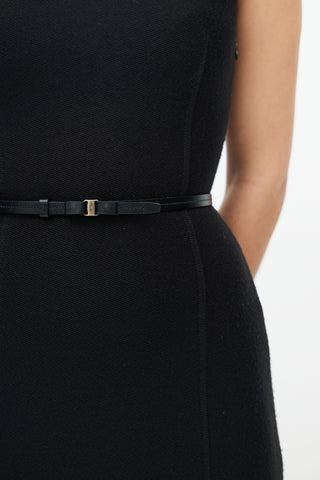 Louis Vuitton // Black Damier Logo Belt – VSP Consignment