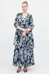 Samantha Sung Floral Eden Belted Dress