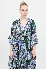 Samantha Sung Floral Eden Belted Dress