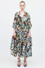 Samantha Sung Jungle Eden Belted Dress