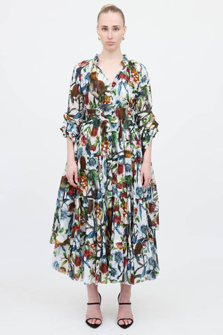 Samantha Sung Jungle Eden Belted Dress