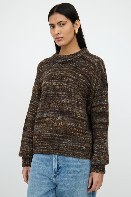 Samsoe SamsoeBrown Multi Colour Renu Sweater