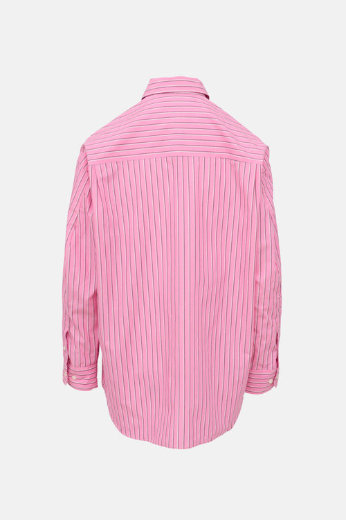 Lua Striped Button Up Shirt