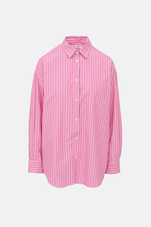 Lua Striped Button Up Shirt