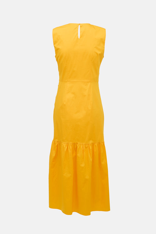 Sandro // Asymmetrical Ruched Dress – VSP Consignment