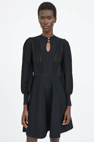 Sandro Crochet Pearl Dress