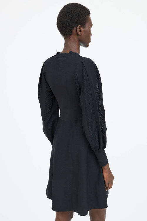 Sandro Crochet Pearl Dress