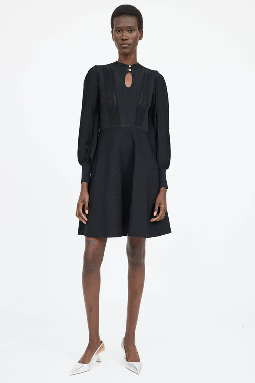 Sandro Crochet Pearl Dress