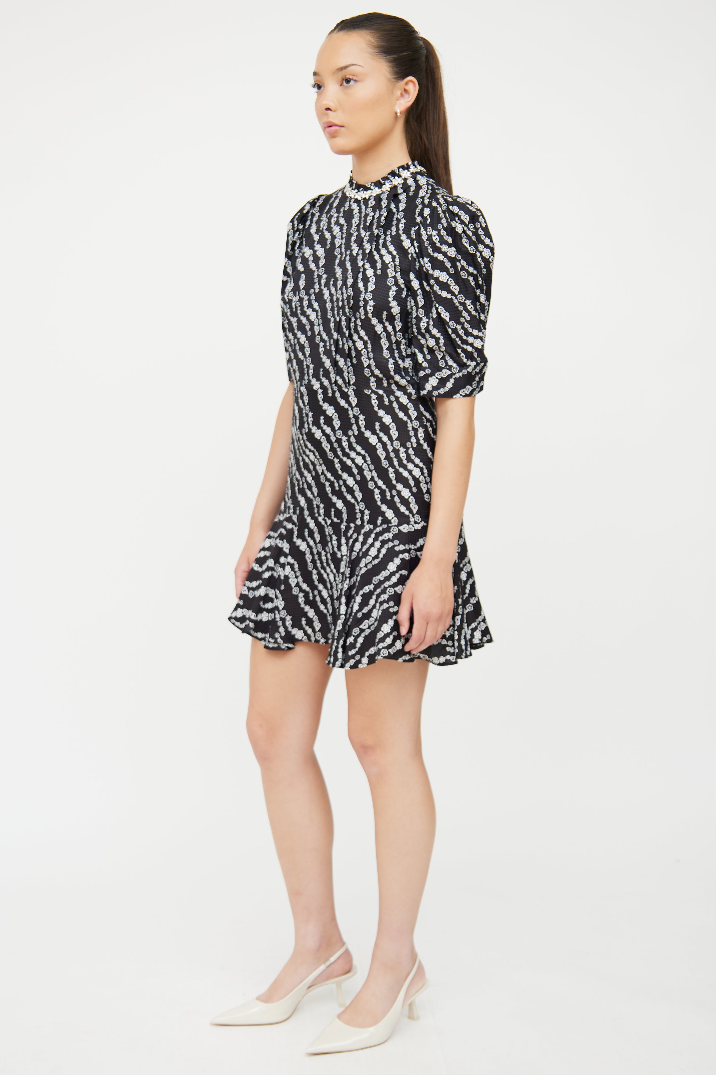 sandro black and white dress Sandro Zebra print knit maxi dress