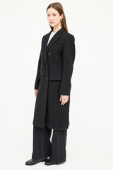 Sandro Wool Double Breasted Coat
