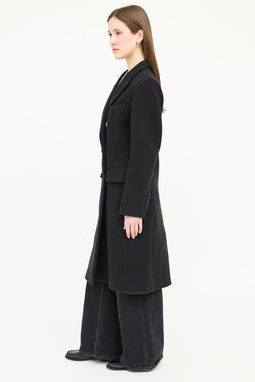 Sandro Wool Double Breasted Coat