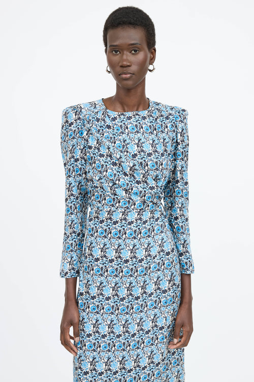 Sandro Floral Wrap Dress