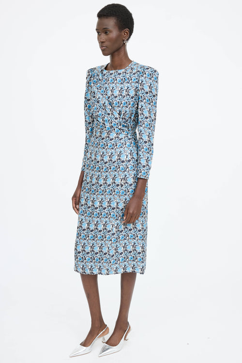 Sandro Floral Wrap Dress