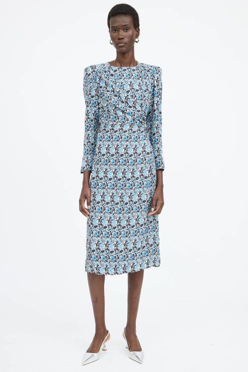 Sandro Floral Wrap Dress