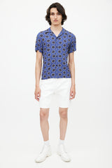 Sandro Blue & Multicolour Floral Shirt
