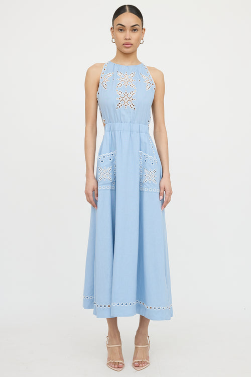 SandroEyelet Broderie Dress