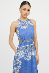 SandroLinen Elisa Floral Dress