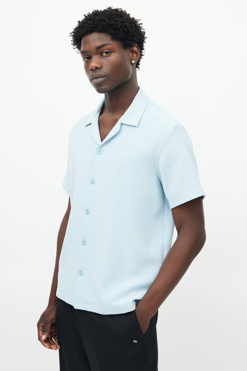 Sandro Blue & White Striped Shirt