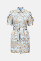 Sandro Patterned Brocade Dress