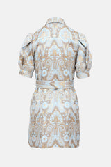 Sandro Patterned Brocade Dress