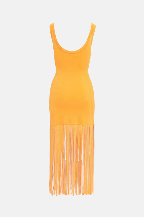 Sandro Fringe Midi Dress