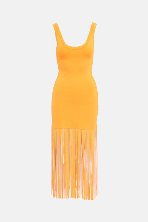 Sandro Fringe Midi Dress