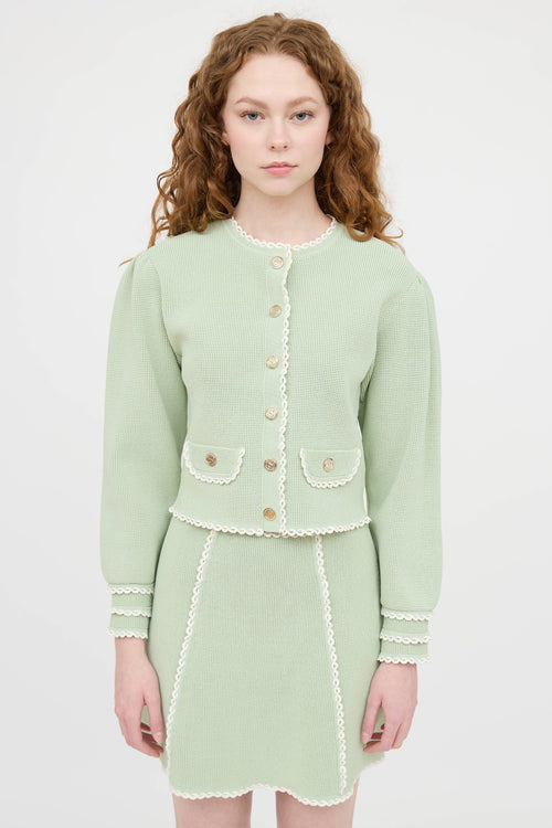 Contrast Knit Co-Ord Set