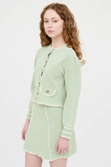 Sandro Contrast Knit Co-Ord Set