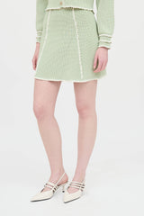 Sandro Contrast Knit Co-Ord Set