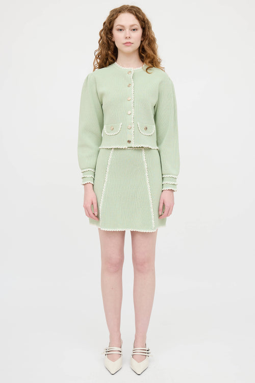 Contrast Knit Co-Ord Set