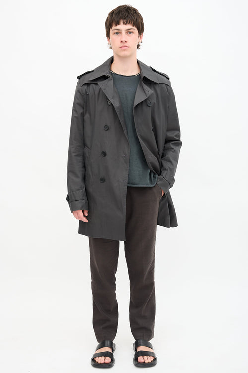 Mid Length Trench Coat