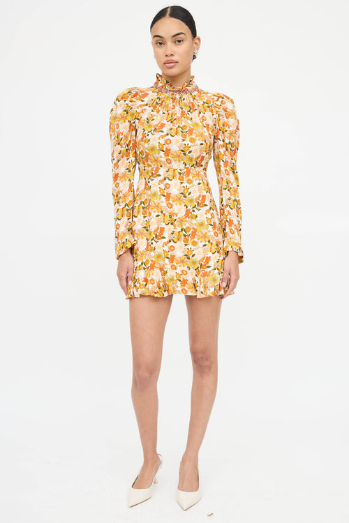 Sandro Floral Embellished Dress