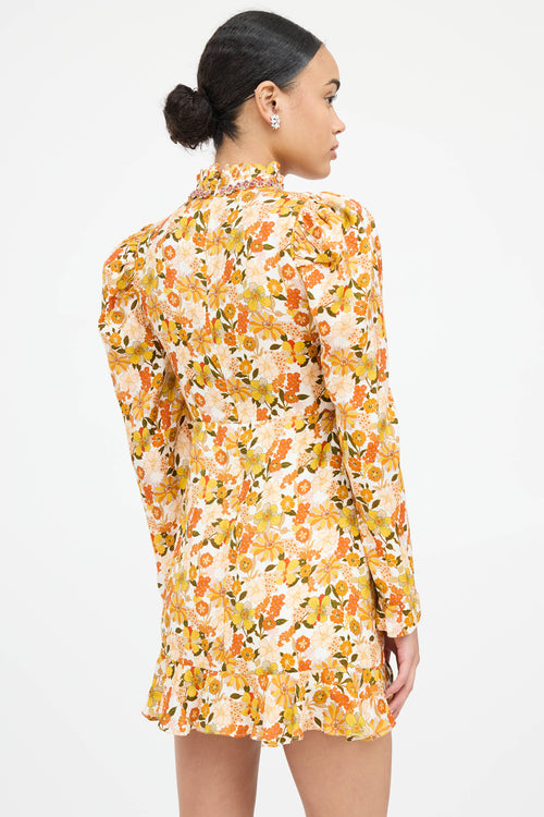 Sandro Floral Embellished Dress