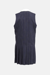 Sandro Pinstripe Button Up Dress