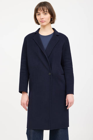 Sandro Wool Wrap Coat