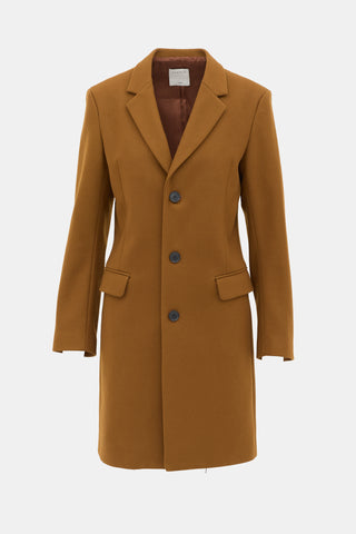 Sandro Wool Broadcloth Coat