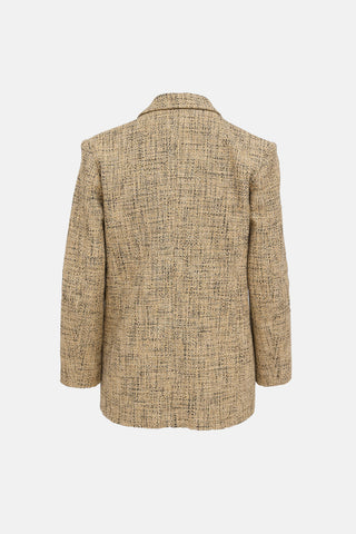 Sandro Cotton Tweed Blazer