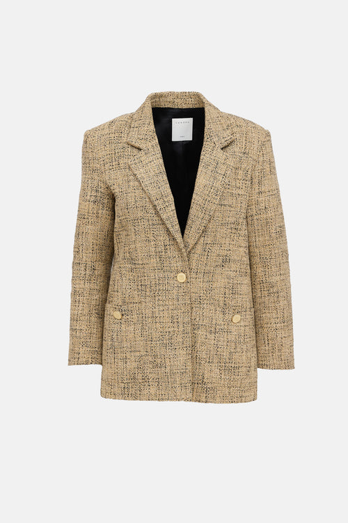 Sandro Cotton Tweed Blazer