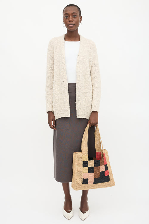 Sandro x Louis Barthélemy Raffia Tote Tote