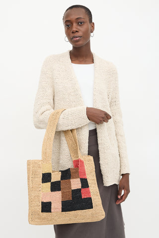 Sandro x Louis Barthélemy Raffia Tote Tote