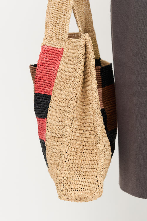 Sandro x Louis Barthélemy Raffia Tote Tote