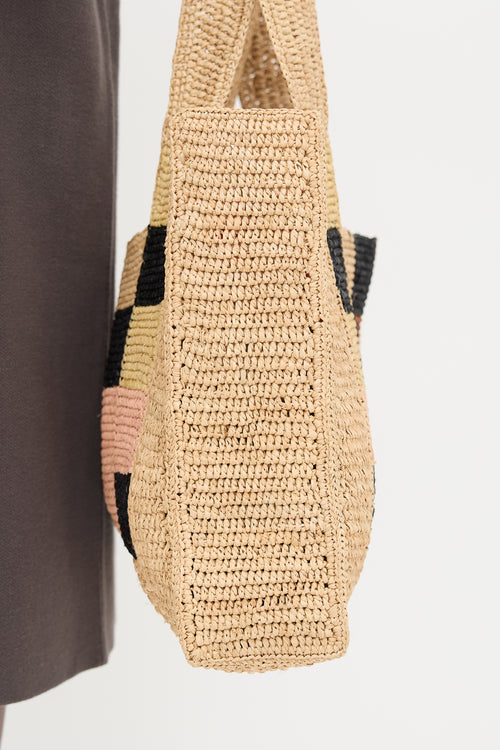 Sandro x Louis Barthélemy Raffia Tote Tote