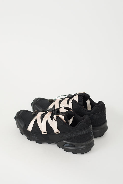 Sandy Liang X Salomon Black & Pink Speedcross 3 Ribbon Sneaker