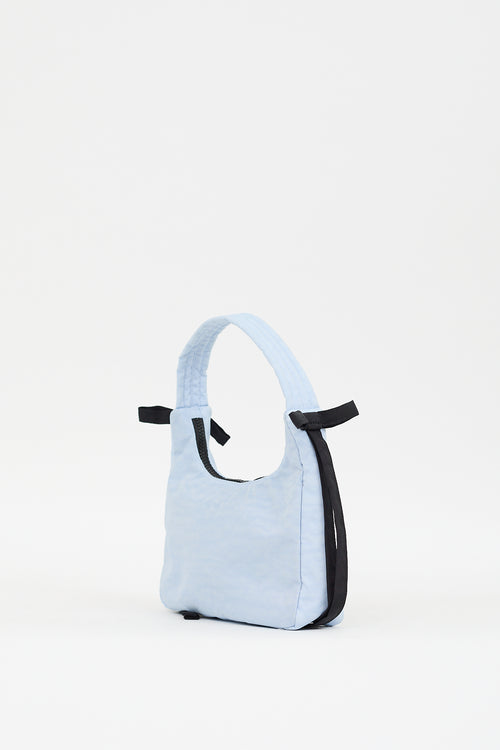 Sandy Liang X Baggu Blue Mini Bow Bag