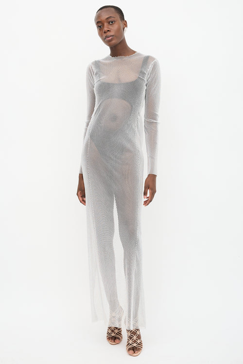 Santa Brands Sparkly Sheer Dress