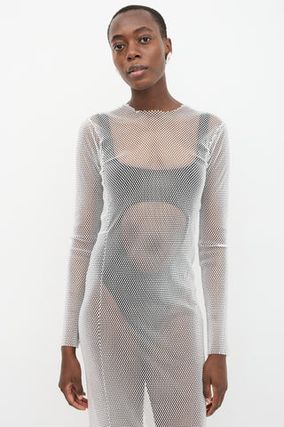 Santa Brands Sparkly Sheer Dress