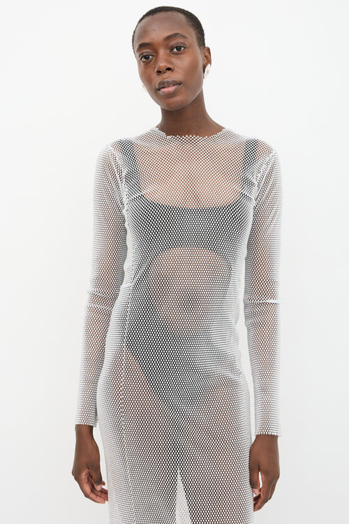 Santa Brands Sparkly Sheer Dress