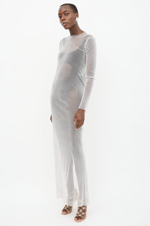 Santa Brands Sparkly Sheer Dress